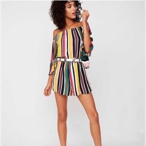 Express striped romper